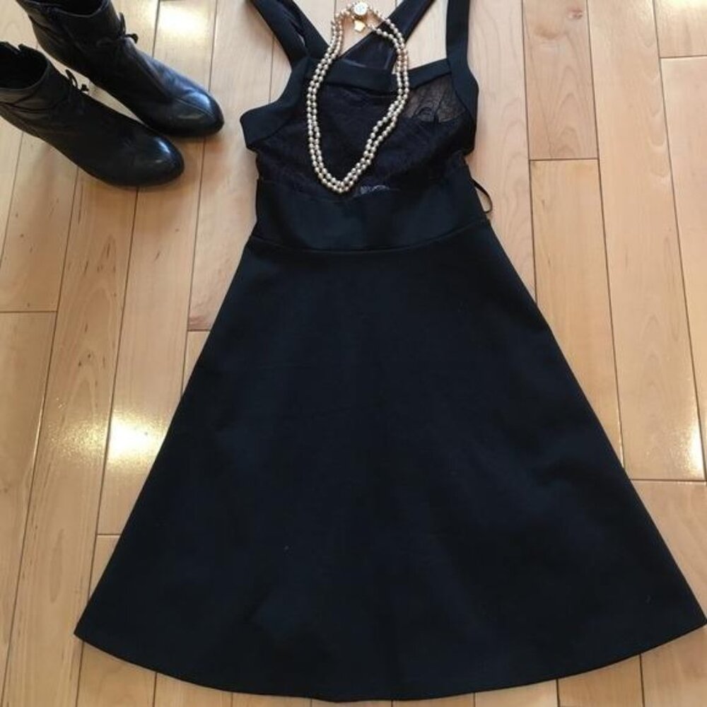 NWT BCBG BLACK DRESS 10